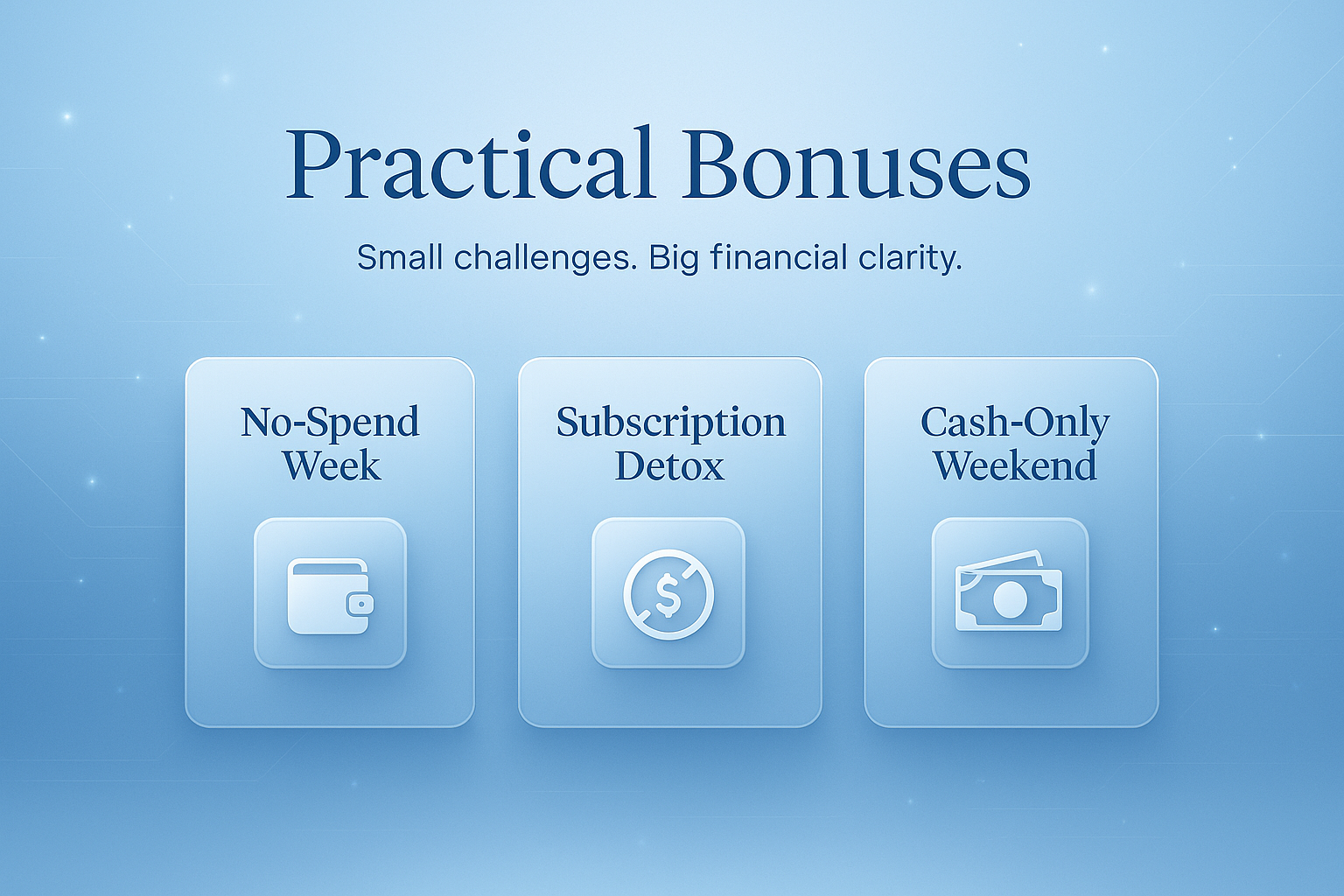 The Financial Reset Kit